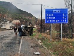 Gümüşhane'de trafik kazası: 8 yaralı 
